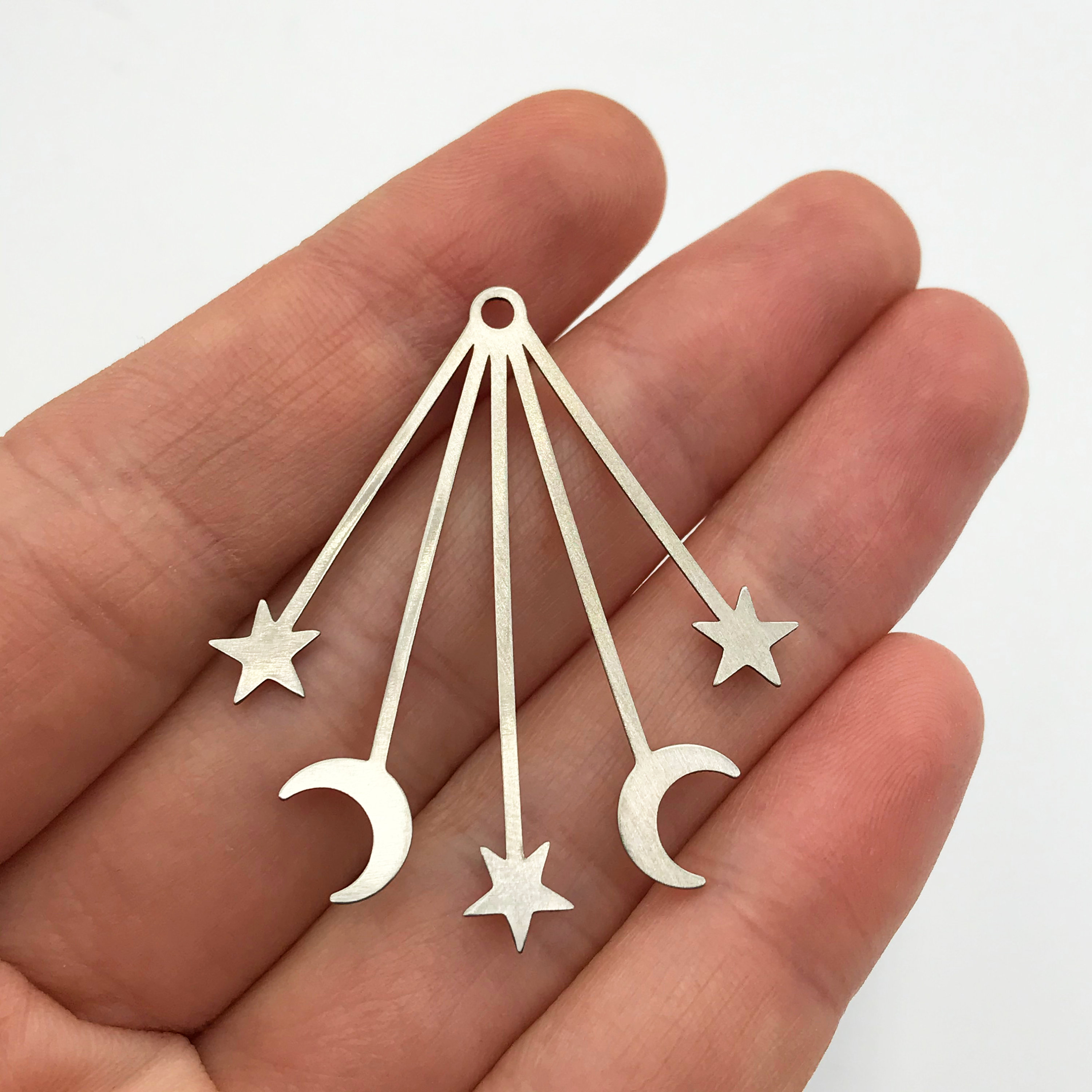 Raw Brass Star Sun Moon Cloud Charms Pendant Witchy Charms For DIY Necklace  Earrings Jewelry Making