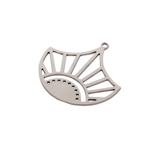 2pcs Stainless Steel Earring Charms, Steel Geometric Earring Charms for Jewelry Making, Steel Connectors, Jewelry Making Supplies STL-3924