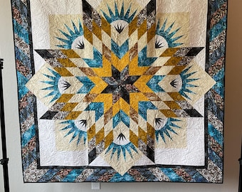 Summer Solstice Quiltworx Throw/Wall Hanging Quilt