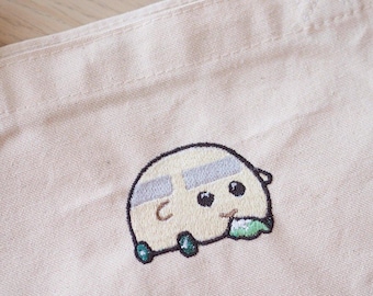 Anime Car Guinea Pigs Embroidery Anime Tote Bags Iron on Patches