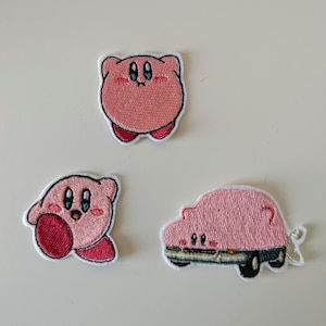 Mouthful Video Game Character Embroidery Anime Tote Bags Iron on Patches