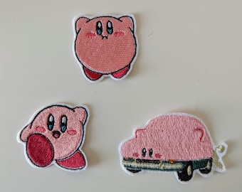 Mouthful Video Game Character Embroidery Anime Tote Bags Iron on Patches