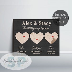 Bonjour voulez-vous que je ne carte, art imprimer cadeau de mariage anniversaire. pour le couple, présent pour lui, l’art du cœur, saint Valentin, a rencontré fiancé