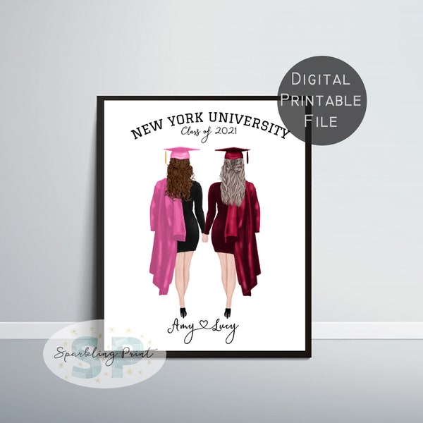 College Graduation Gift For Best Friend, High School Graduation Gift For Her,Graduation Gift For Her,Graduation Card,Graduation Announcement