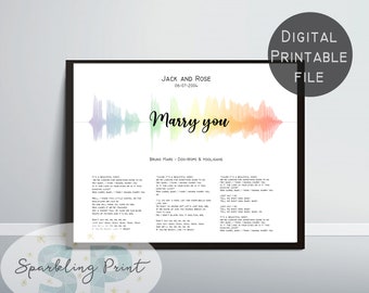 Custom Sound Wave Print, Personalized wall Art, Your Voice Valentine's Gift, Mother's Father's day 1st Anniversary birthday Wedding Present