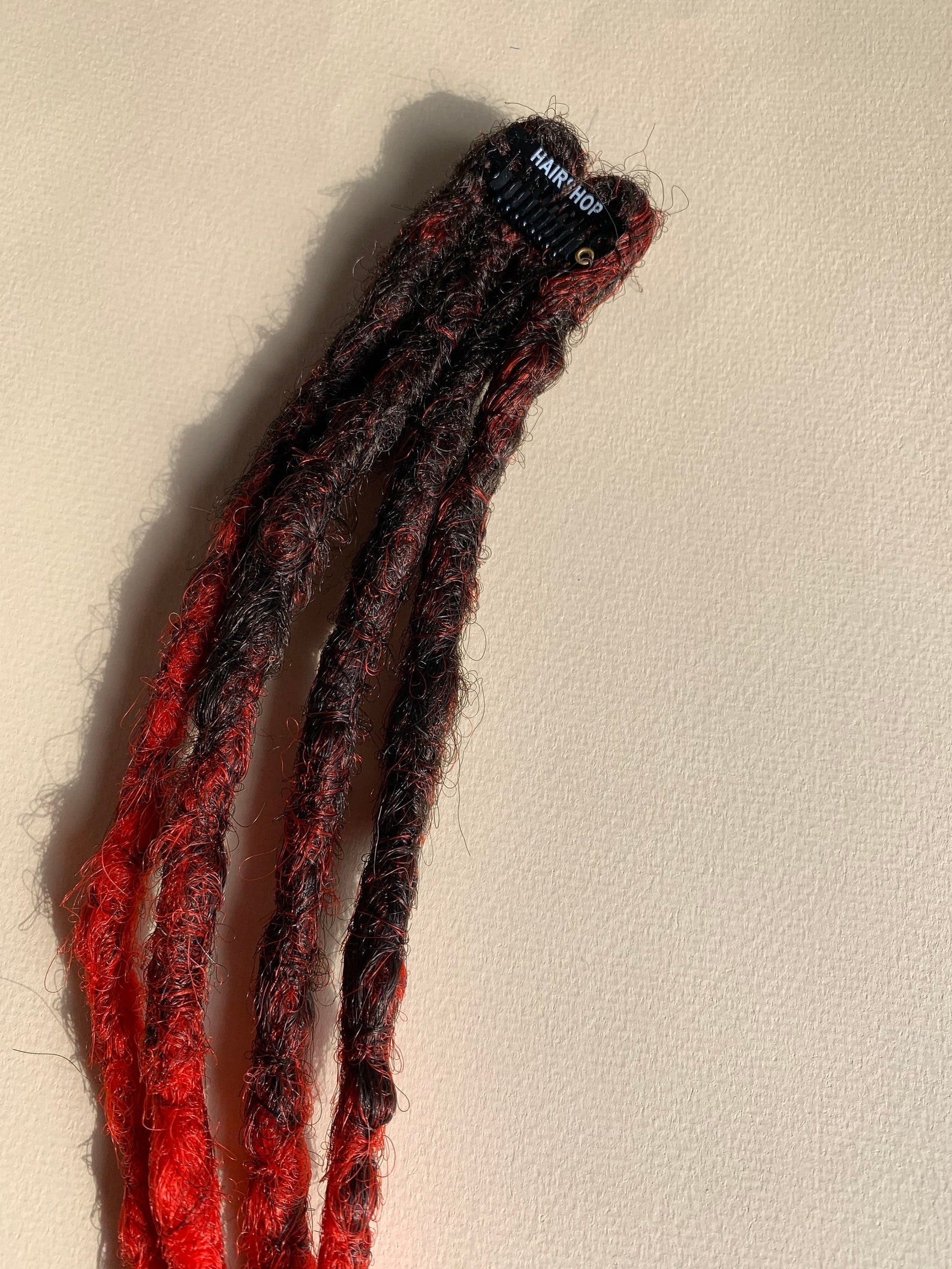 Dreadlocks Clip Clip in dreads Dread extensions Synthetic Etsy