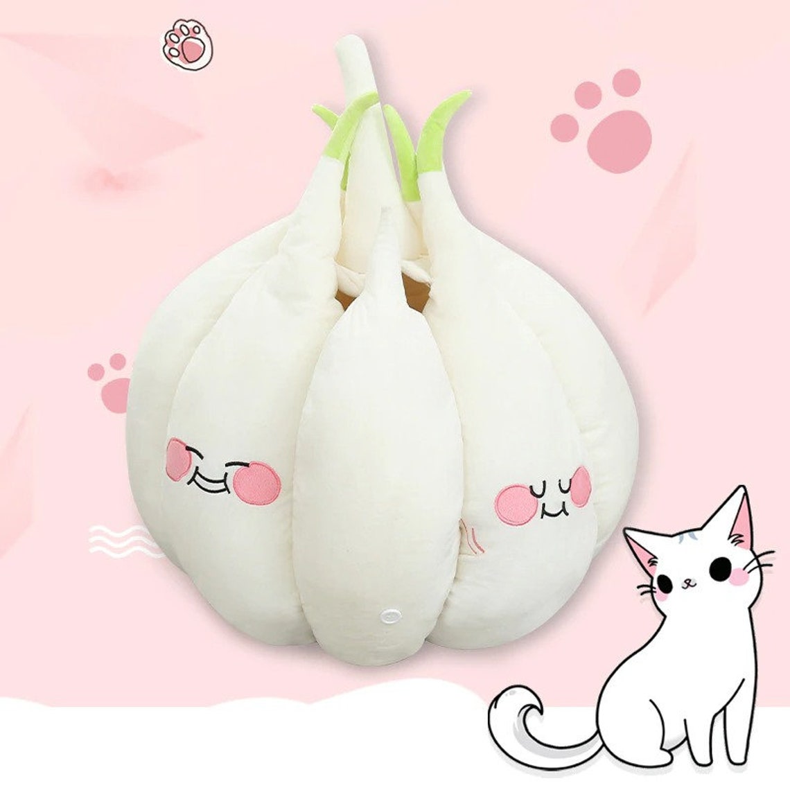 Garlic Plush Dog Cat Puppy Warm Bed for Pets Comfortable Pet | Etsy
