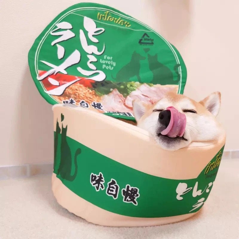 Noodle Bed Instant Ramen Dog Cat Bed Pet Cat Dog House Bed Etsy