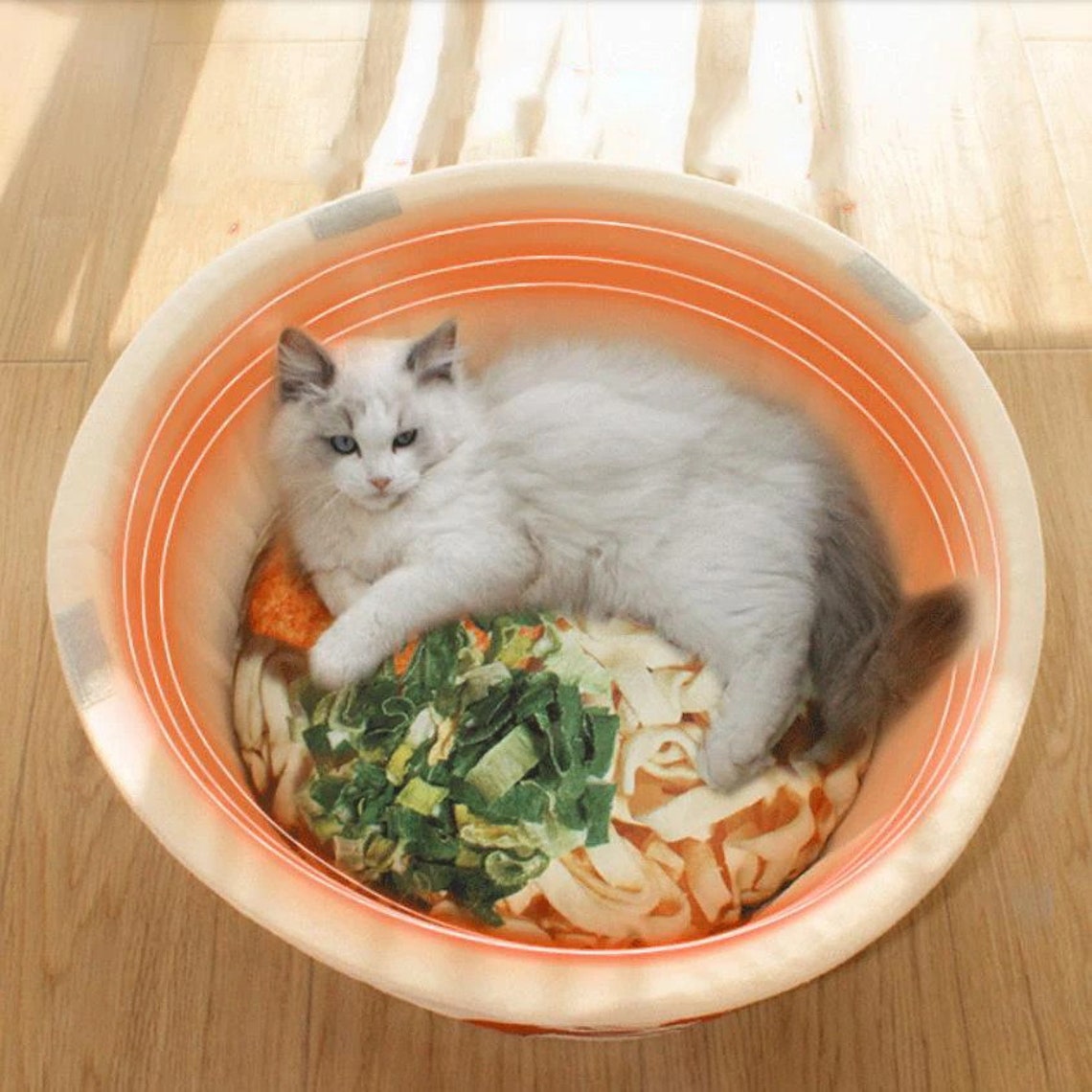 Noodle Bed Instant Ramen Dog Cat Bed Pet Cat Dog House Bed Etsy