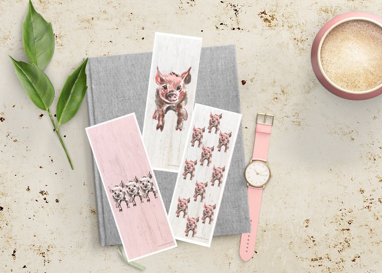 Printable Pig Bookmarks Piglets Baby Pigs Piggies - Etsy UK