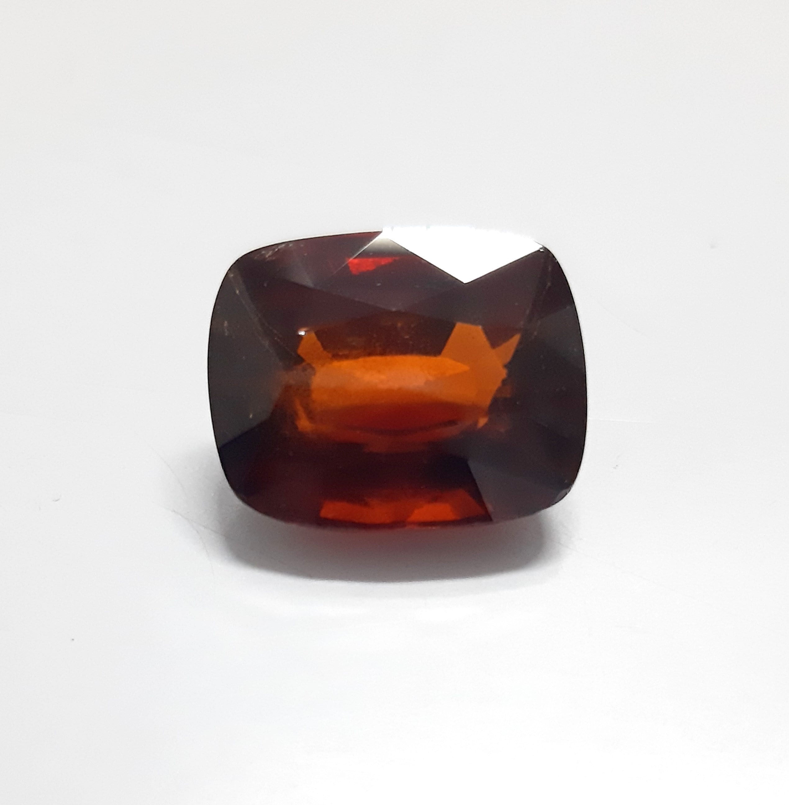 Echter Granat Hessonit Edelstein - 6 Karat, Rechteckiger Schliff, Loser Stein