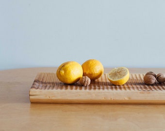 Mother's Day Gift, Wooden Plate, Wooden Serving Board, Handmade From Linden Wood, Hand Carved