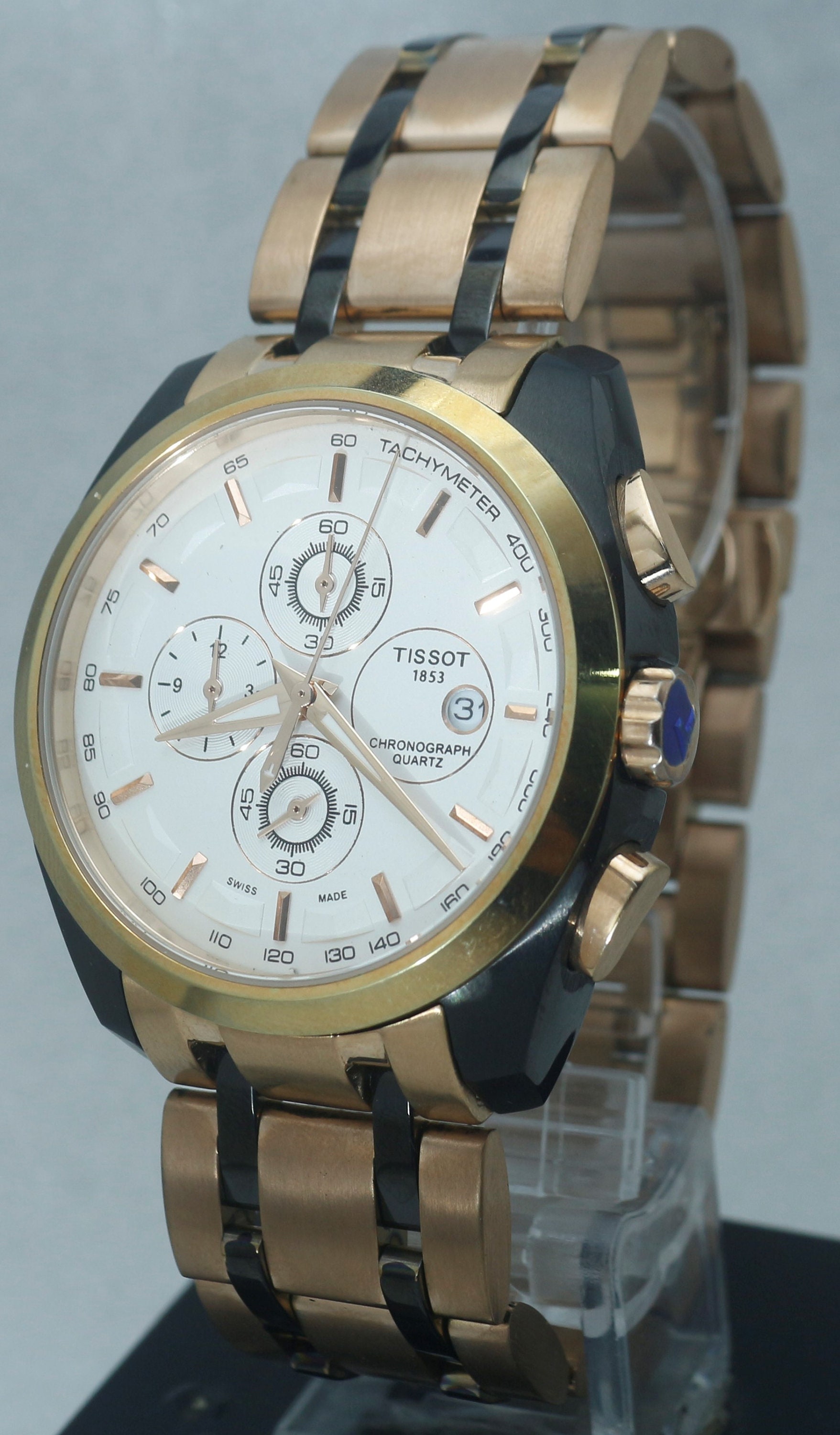 Tissot 1853 Chronograph Tachymeter Quartz Movement With Date Etsy