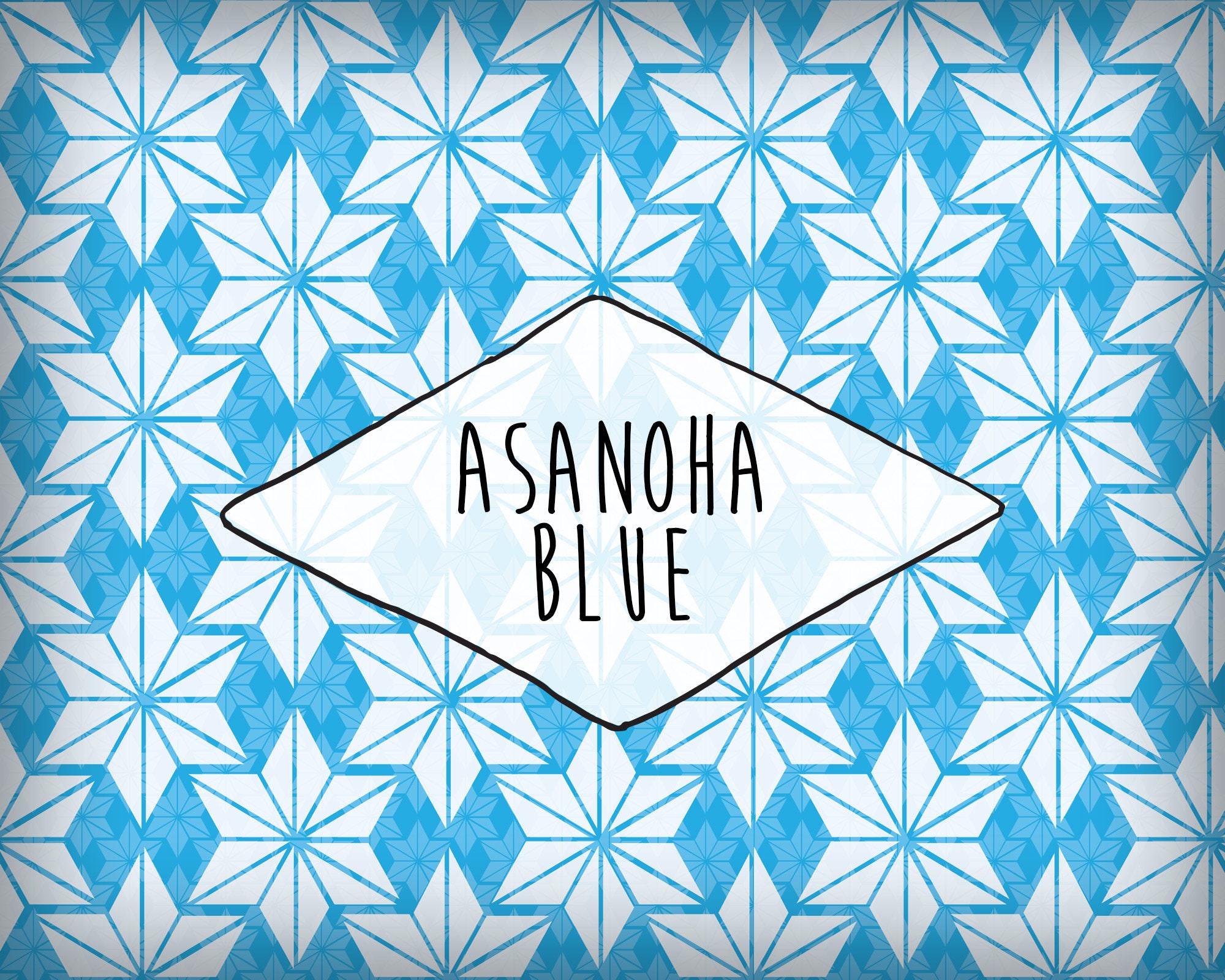 Japanese Traditional Asanoha Pattern | Digital Paper PDF, JPG Format ...