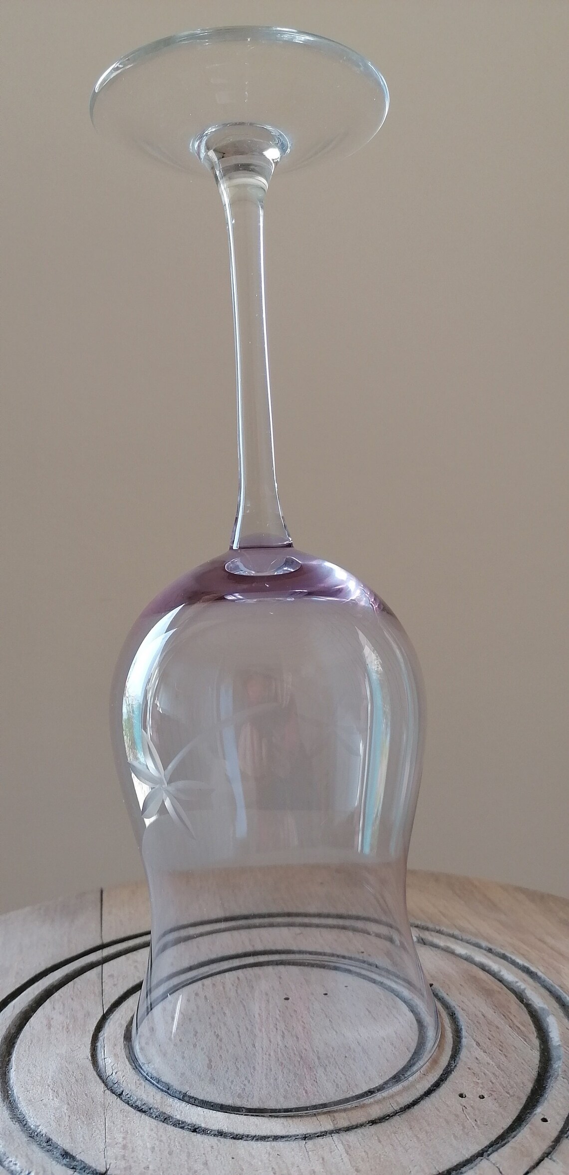 Two Vintage Grappa Brandy Glasses. Tulip Shape Glasses. Etsy