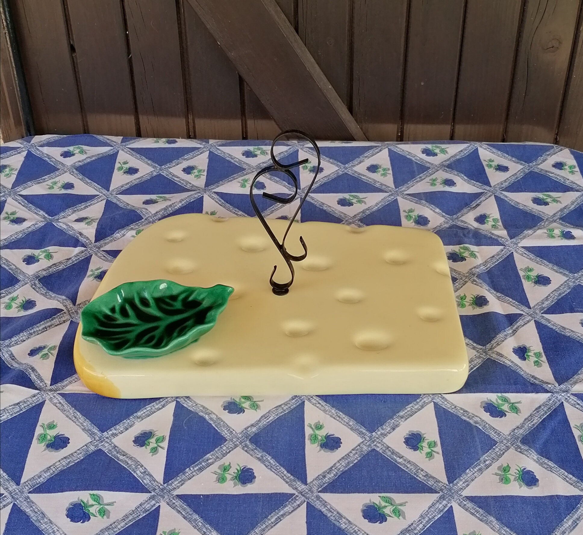 Vintage Ceramic Cheese Serving Plate Cheese Platter. Country Etsy Ireland