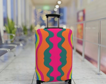 Luggage Cover Original Art Suitcase 