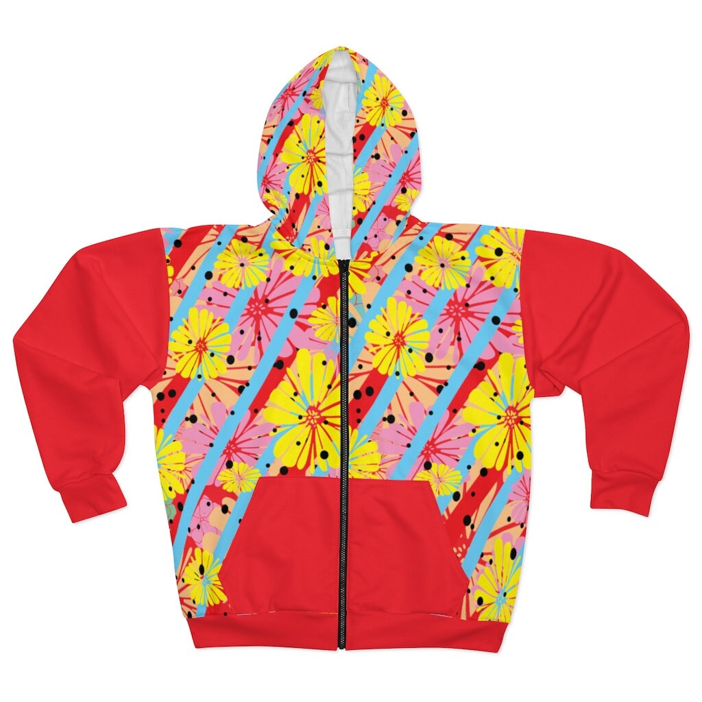 hoodie flower aop