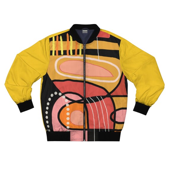 yellow bomber jacket womens