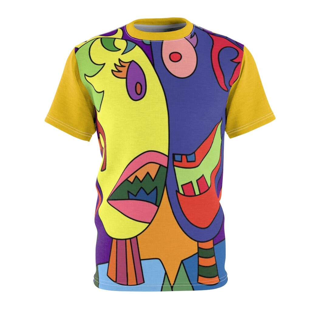 Shirt TShirt Funky shirt Cool shirt Unisex AOP Cut & Sew Etsy