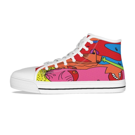 funky canvas shoes