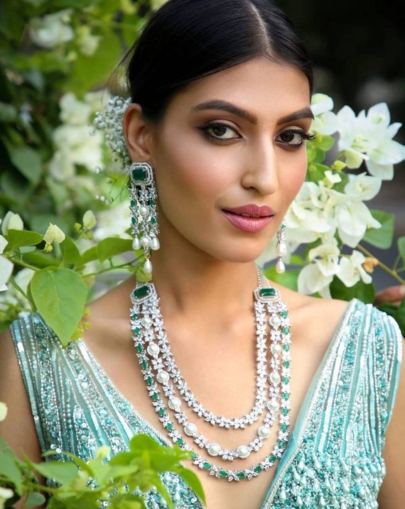 Emerald Earrings Earrings For Light Green Dress Hadley Tear Drop Earrings  In Emerald Green