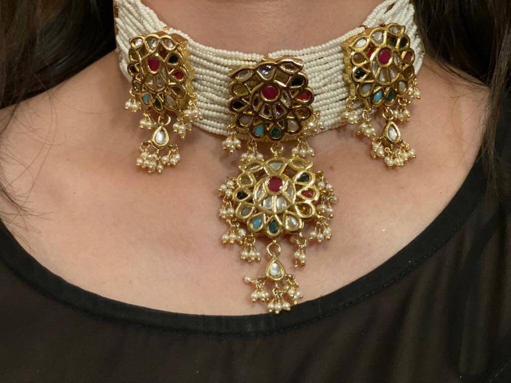 Kundan Choker/Bollywood Choker/Indian Jewelry/Pakistani Etsy
