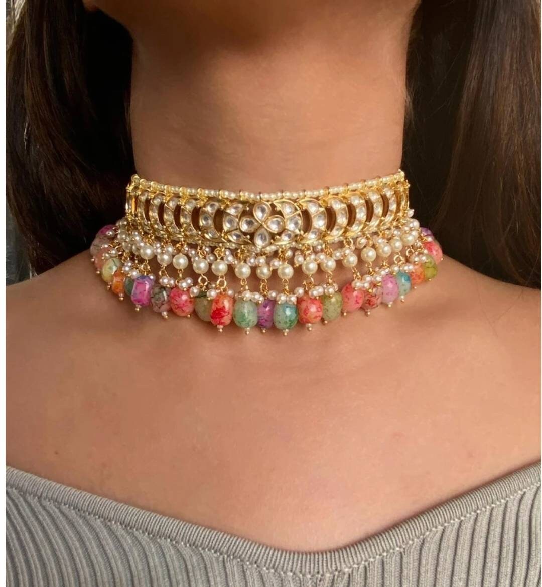 Multicolor choker Outlet