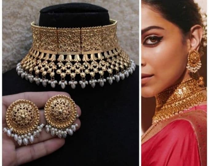 Sheeshay sa dil handmade choker main image 1