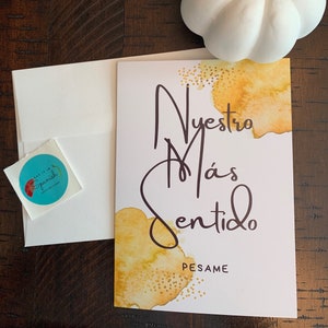 Nuestro Más Sentido Pésame / Nossas mais sinceras condolências - Cartões de simpatia, diga em espanhol, Funeral, Condolências