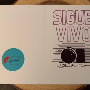 Sigue Vivo - Felices Pascua - Il est ressuscité - Joyeuses Pâques - Cartes amusantes, dites-le en espagnol, carte de vœux de Pâques, rose et or