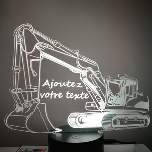 Customizable backhoe lamp