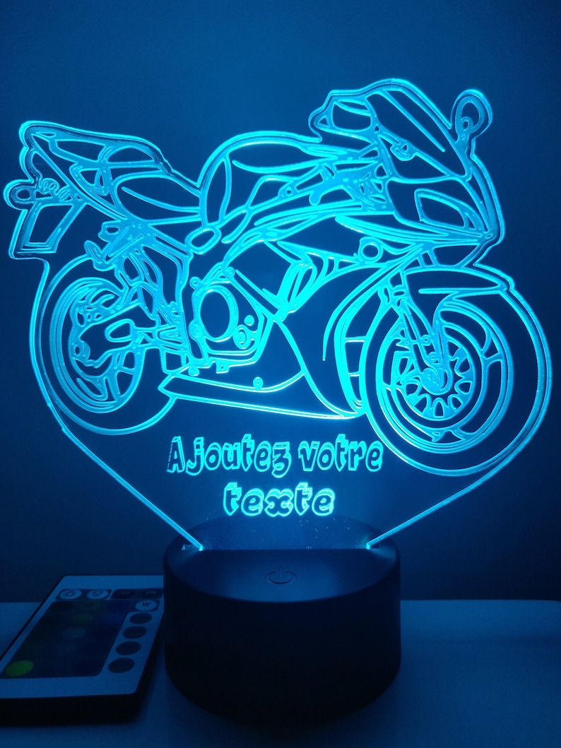 Lampe moto personnalisable image 8