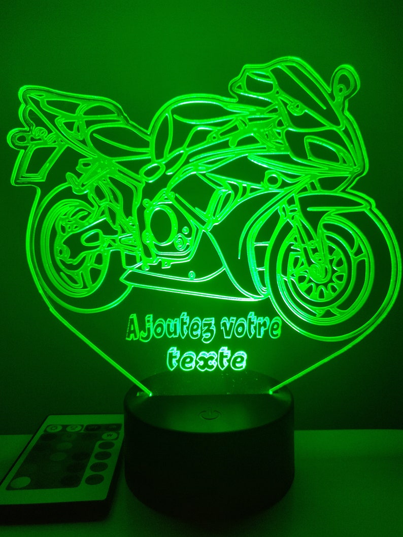 Lampe moto personnalisable image 6