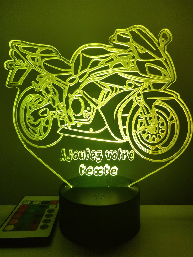 Lampe moto personnalisable image 5