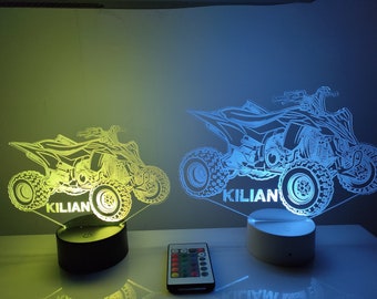 Lampe Quad raptor personnalisable