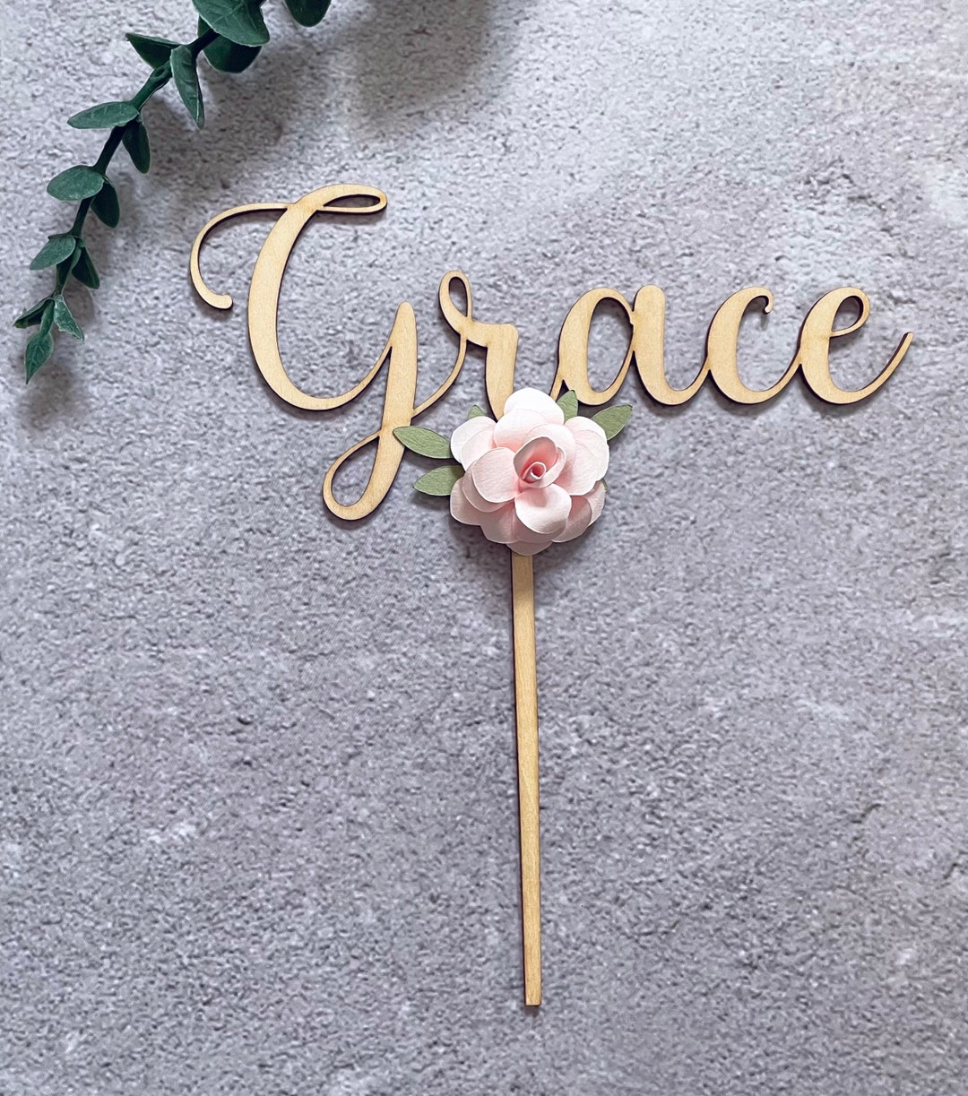 Personalized Cake Topper, 1st Birthday Cake Topper, One Cake Topper ...