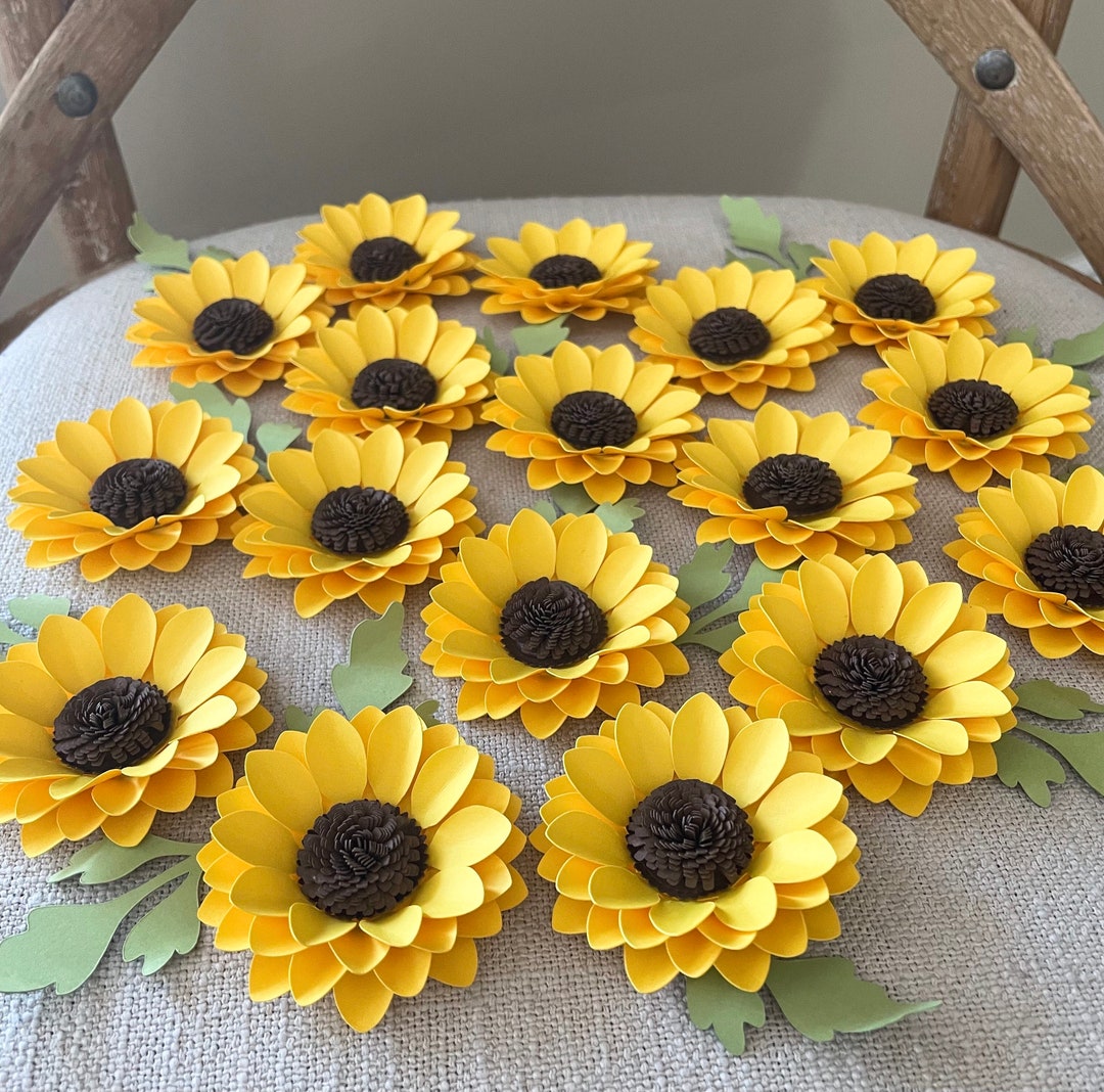 Sunflowers, Floral Centrepieces, Dessert Table Decor, Baby Shower Decor, 1st Birthday Party