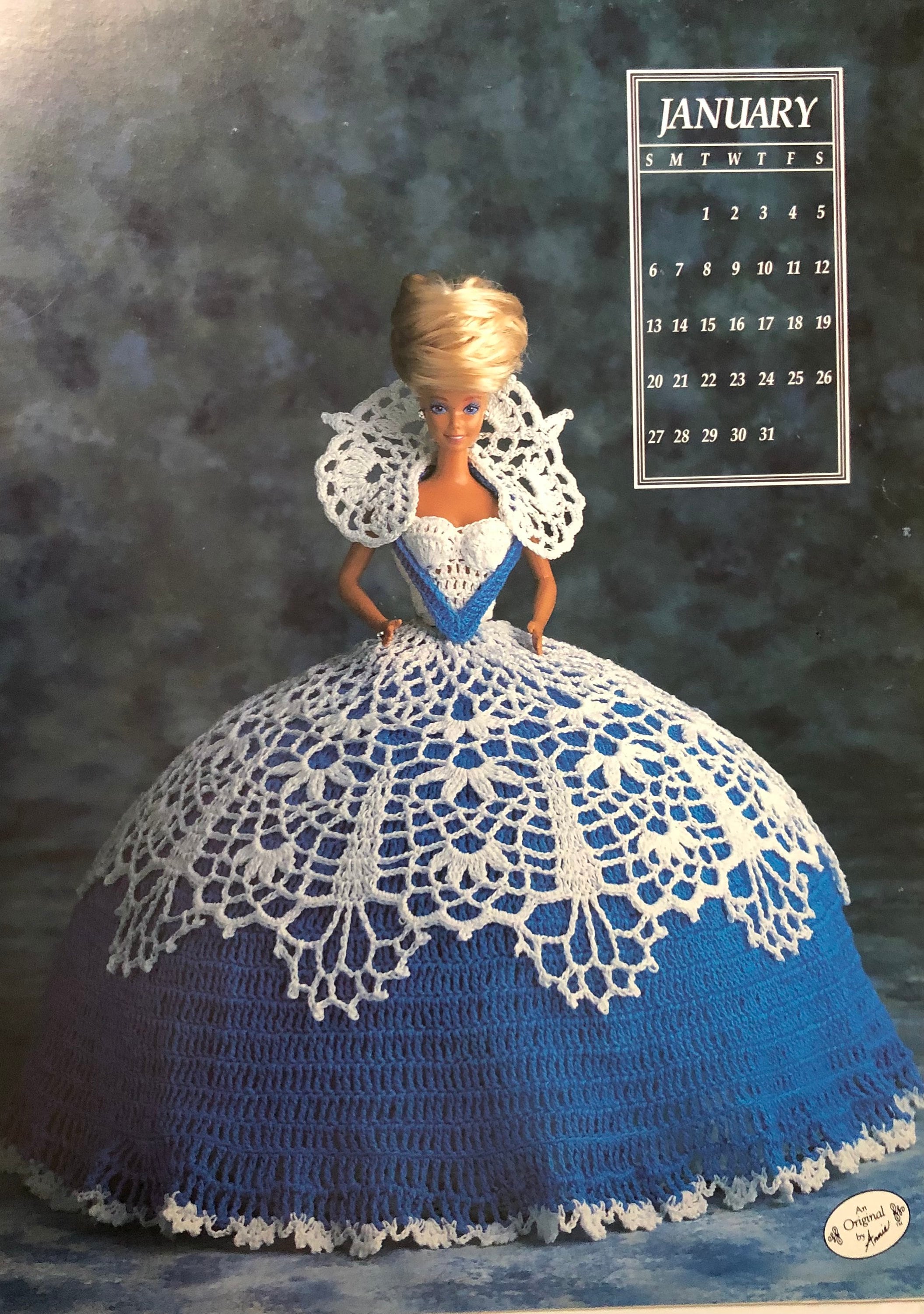 Annie's Attic Crochet Bed Doll Pattern January 1991 Etsy