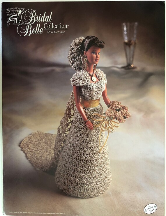 Annie's Attic Crochet Bed Doll Pattern Miss October the Etsy