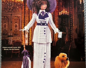 Paradise Sammlerpuppe Sammlerpuppe Häkelanleitung 1912 Ocean Voyage Kostüm Kleid Band 52 Kleid Originalmuster
