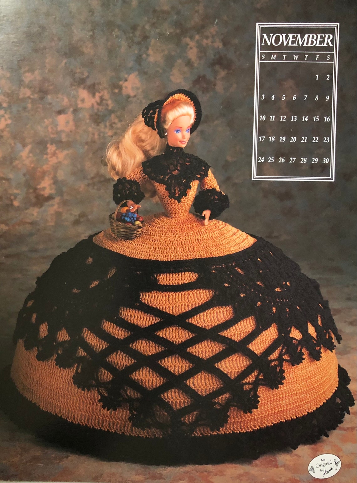 Annie's Attic Crochet Bed Doll Pattern November 1991 Antebellum