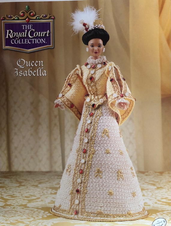 Annie's Attic Crochet Bed Doll Pattern the Royal Court Etsy