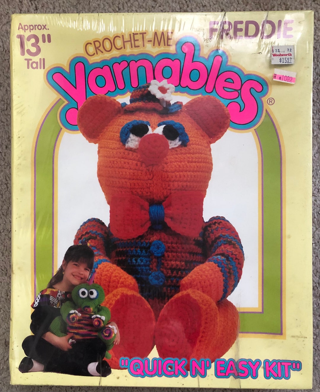 Crochet Me Yarnables Freddie Bear 13 Doll Kit Crochet Fashion - Etsy