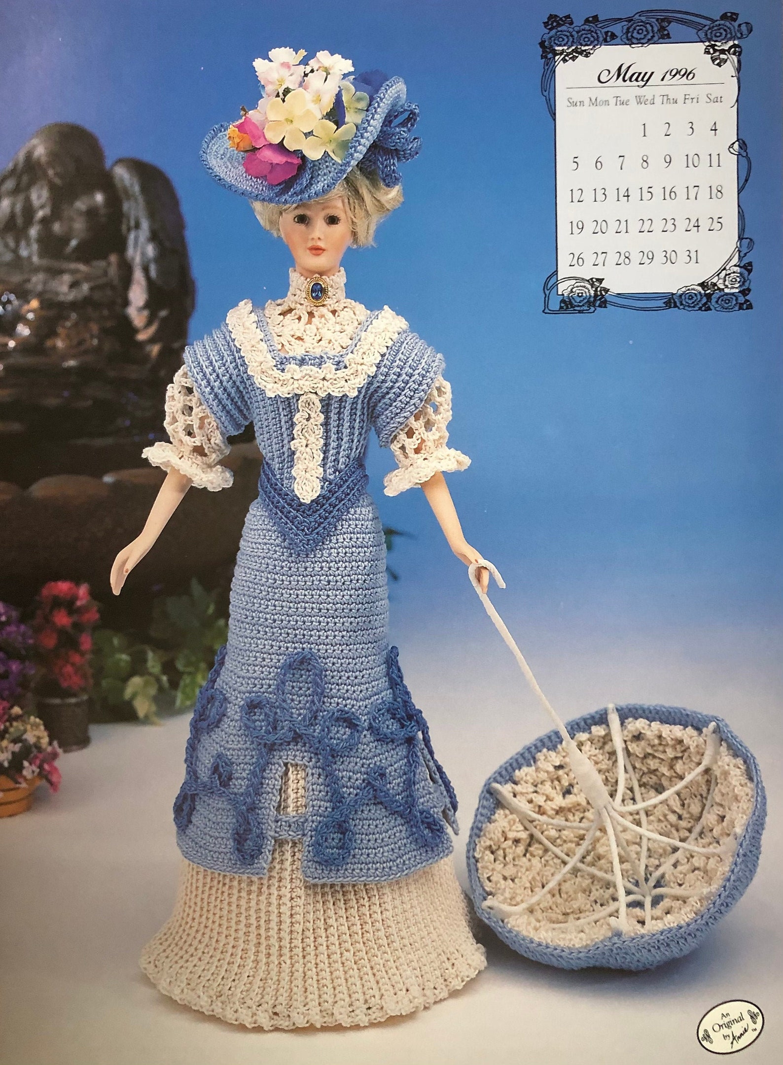 Annie's Attic Crochet Calendar Bed Doll Pattern Miss May Etsy Canada