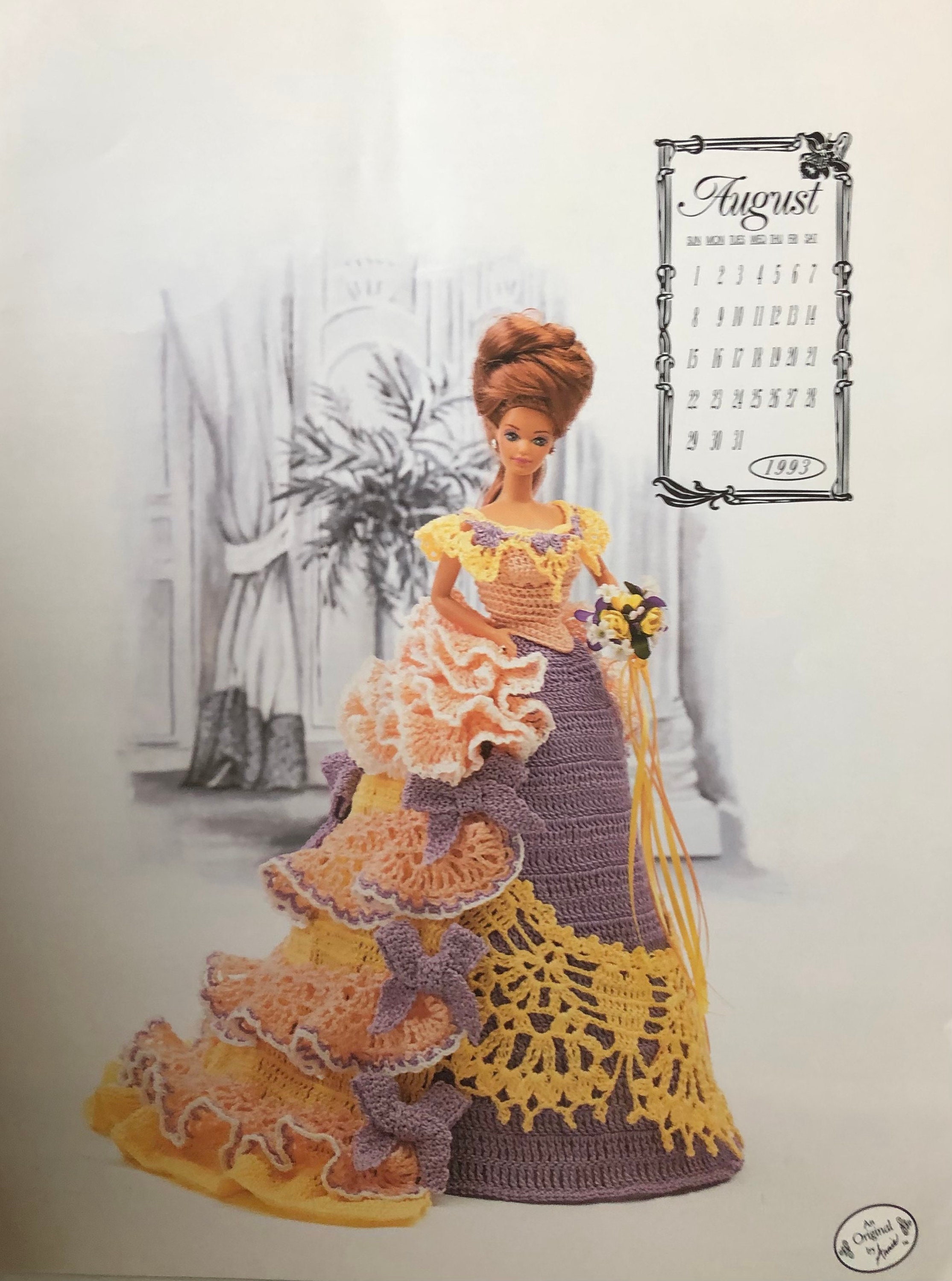 30 Annie’s Attic Crochet Patterns to Explore for Gifts, Decor, and Vintage Charm 25 Miss August 1993 Victorian Bed Doll