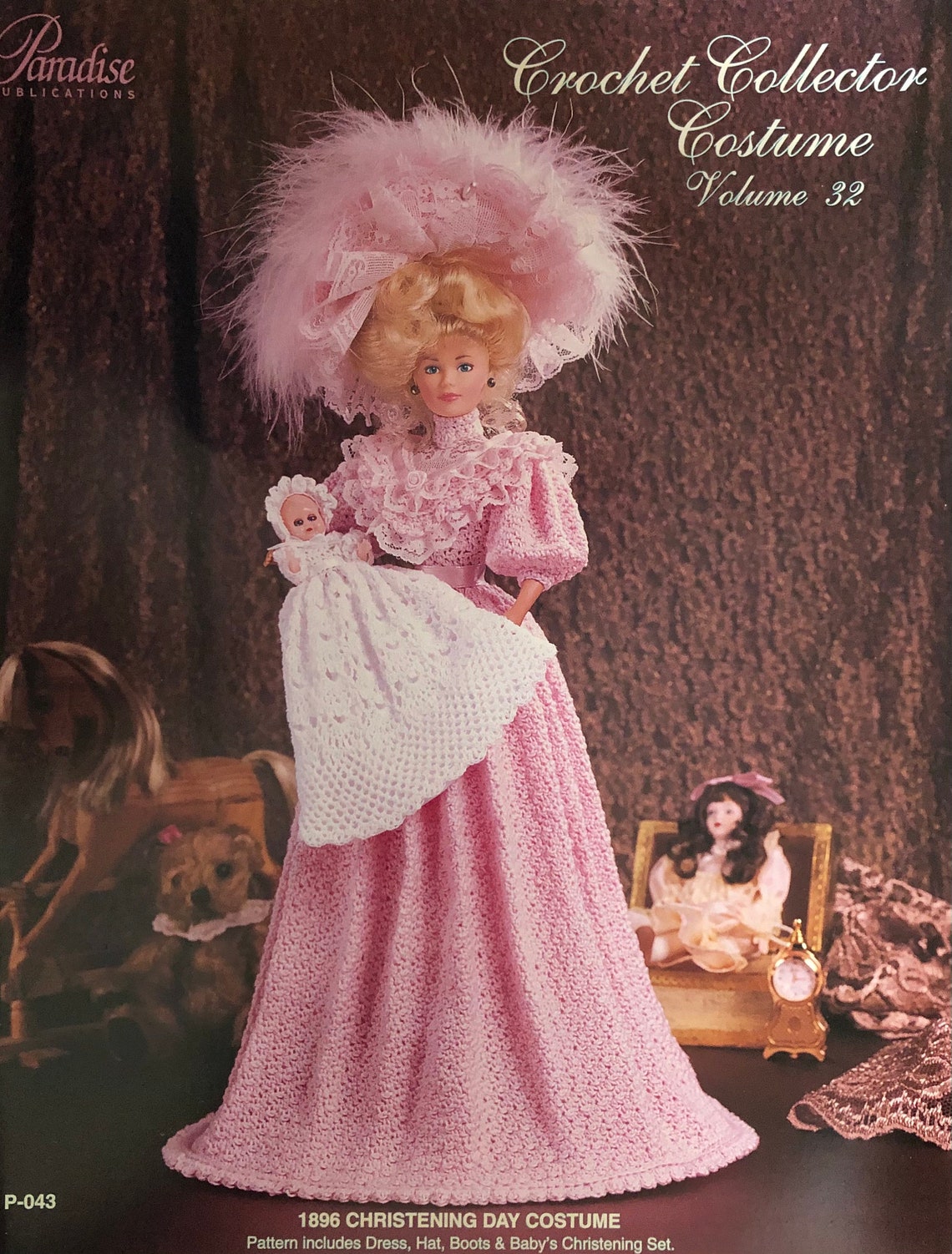 Paradise Crochet Collector Doll Pattern 1896 Christening Day Etsy