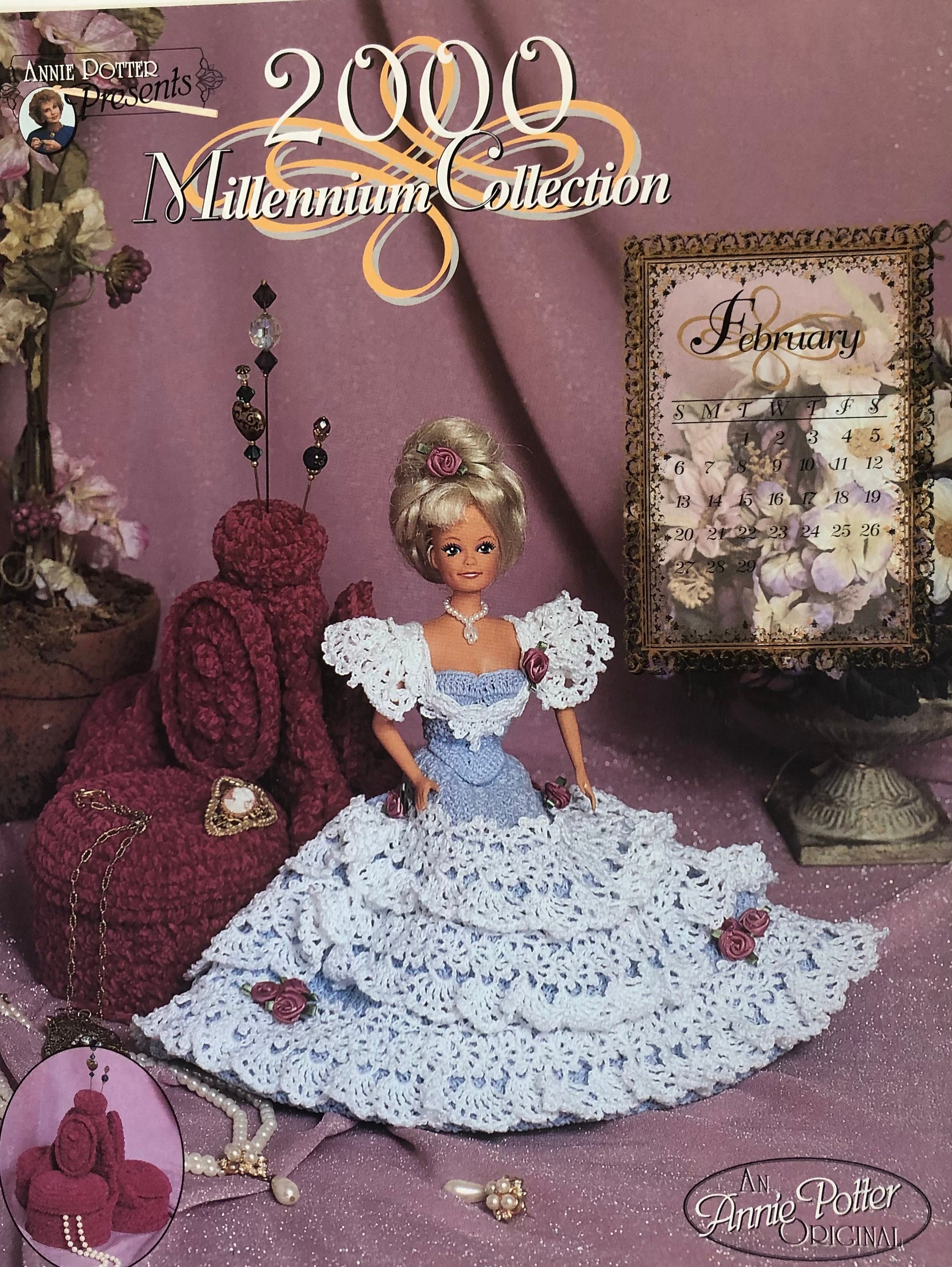 Annie's Attic Potter Crochet Bed Doll Pattern February 2000