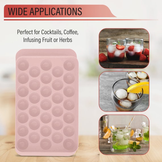  Ice Cube Trays for Freezer with Lid and Storage Bin