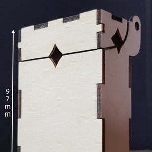 Spielkartenbox, Box für Spielkarten 3 mm, Perfekt für Pokerkarten, K40 Laser cut Datei SVG Digitales Produkt Funktioniert perfekt mit Lightburn